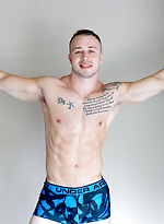 Hot Muscle Stud Dom Knight Works Out And Jerks OFF